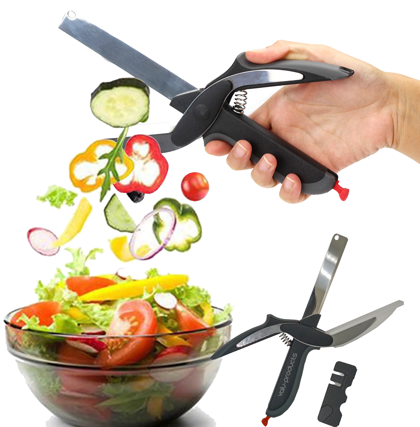 Smart Cutter Food Prep Tool Plus Blade Sharpener